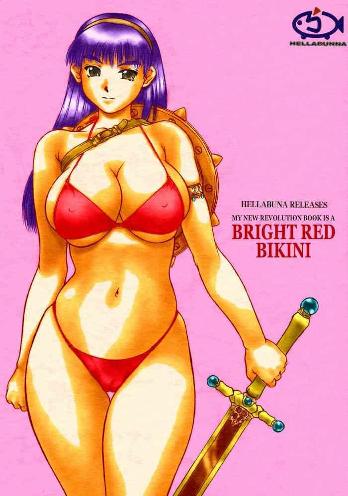revo no shinkan wa makka na bikini my new revolution book is a bright red bikini cover