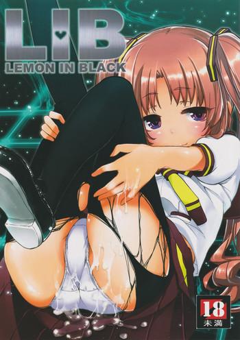 lemon in black cover